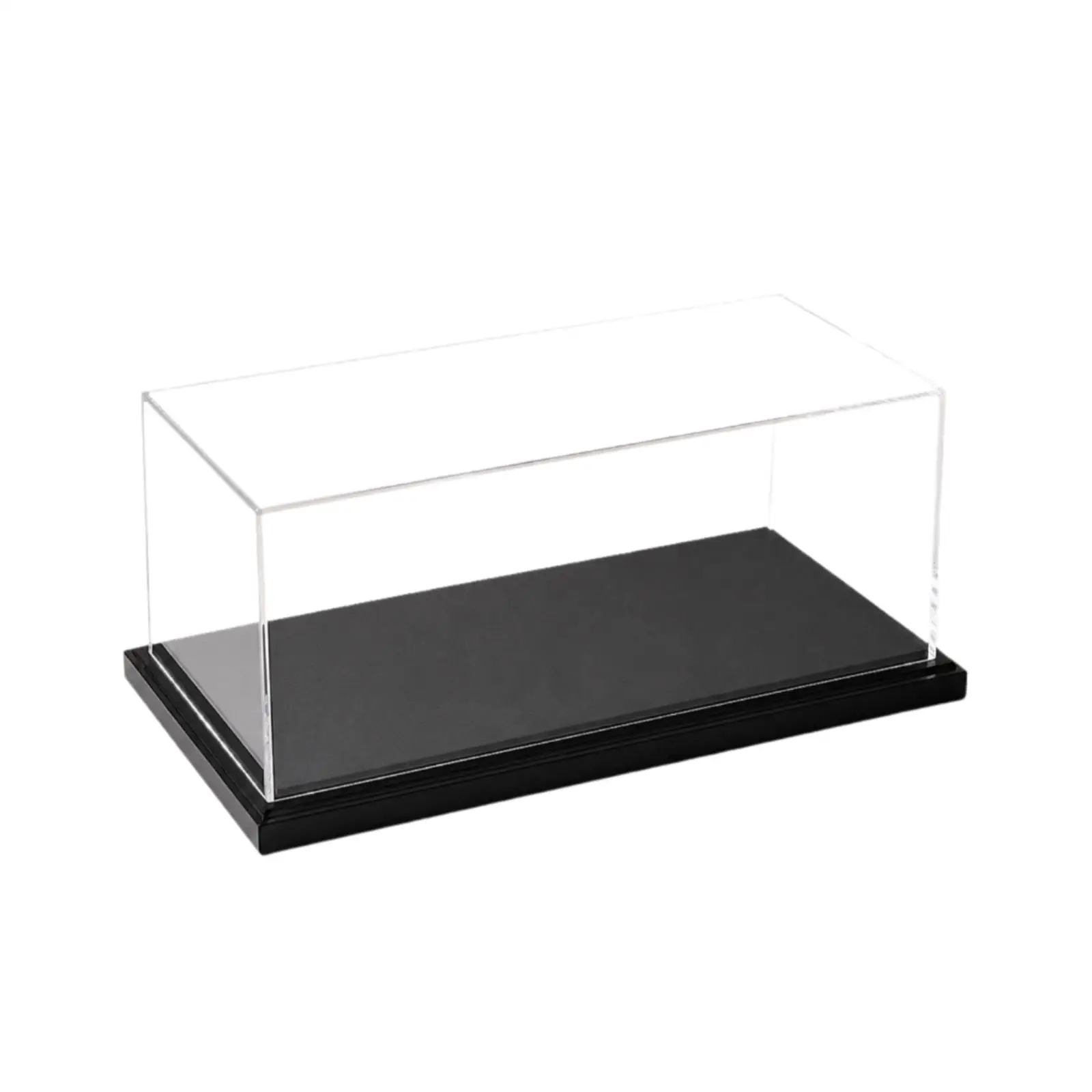 1:32 Scale Model Car Display Case | Compact footprint footprint, Dustproof, Transparent Model Car Showcase with dark foundation