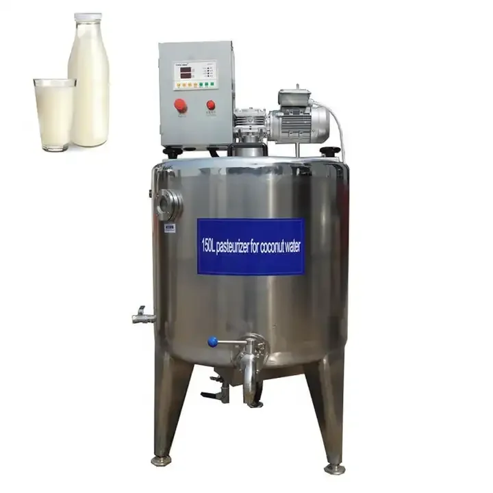 China 100L 200L 300L 500L Pasteurization Machine Juice Tank Milk Yogurt Pasteurizer Machine