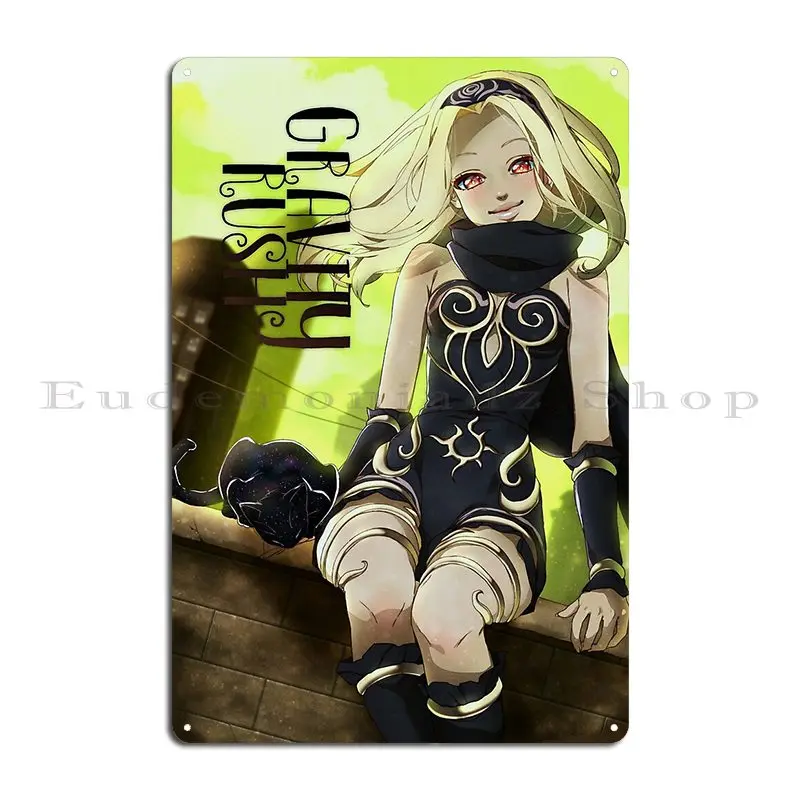 Gravity Rush Metal Sign Designs Living Room Decoration Garage Garage Tin Sign Poster