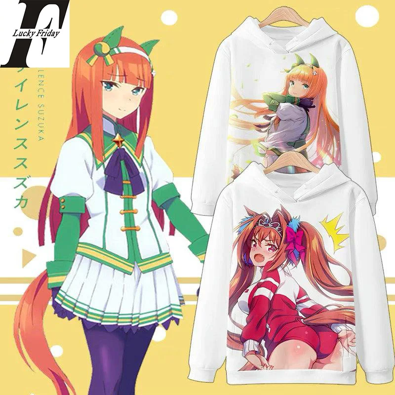 Uma Musume Pretty Derby Anime Game 3d Hoodies Sweatshirts Cosplay Men Women Hooded Tops Long Sleeve Kawaii Cute Hoodie Pullover