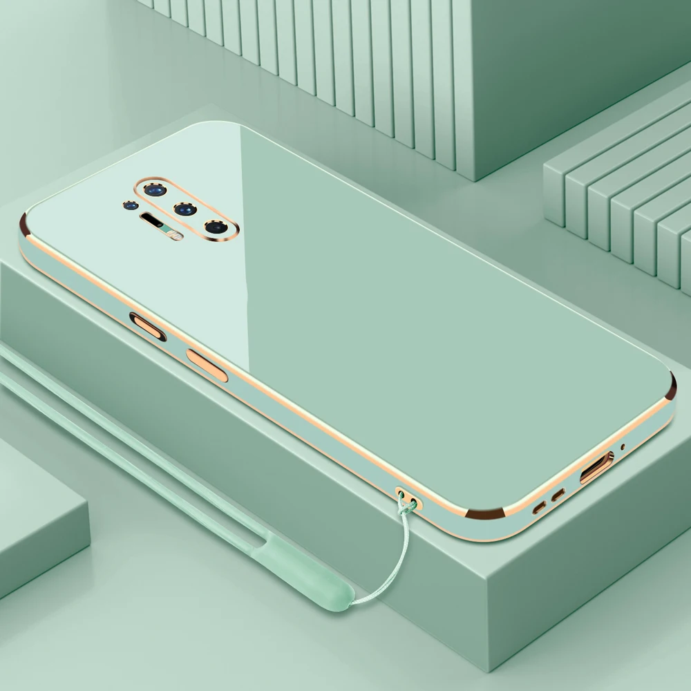 For OnePlus 8 Pro Case 1+8 Pro Phone Case One Plus 8pro IN2023 IN2020 IN2021 IN2025 Luxury Square Plating Shockproof Back Cover