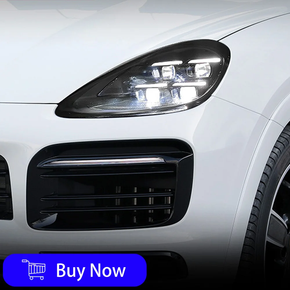 

For Porsche Cayenne 2018-2023 Auto Headlight Assembly Upgrade Car LED 4 Projector Lens Matrix Styling Style Accessories Design