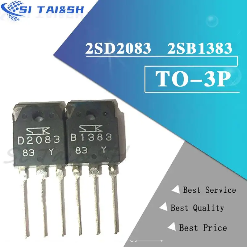 

2 шт./партия = 1pari 2SD2083 D2083 2SB1383 B1383 TO-3P