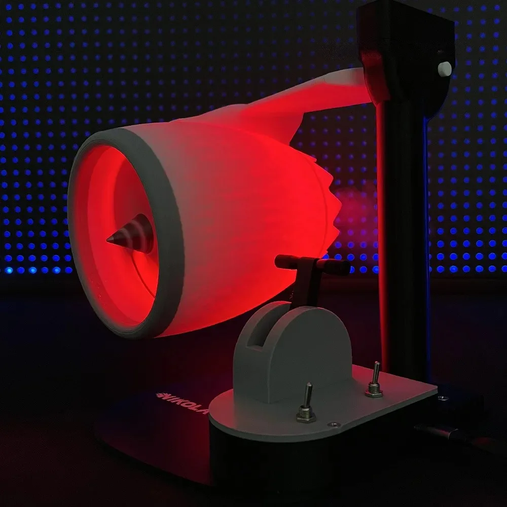 Fan USB Turbofan Engine Model NIKOLATOY Upgraded Desktop Creative Styling JetFan Toy Includes An Ultrasonic Atomization Device