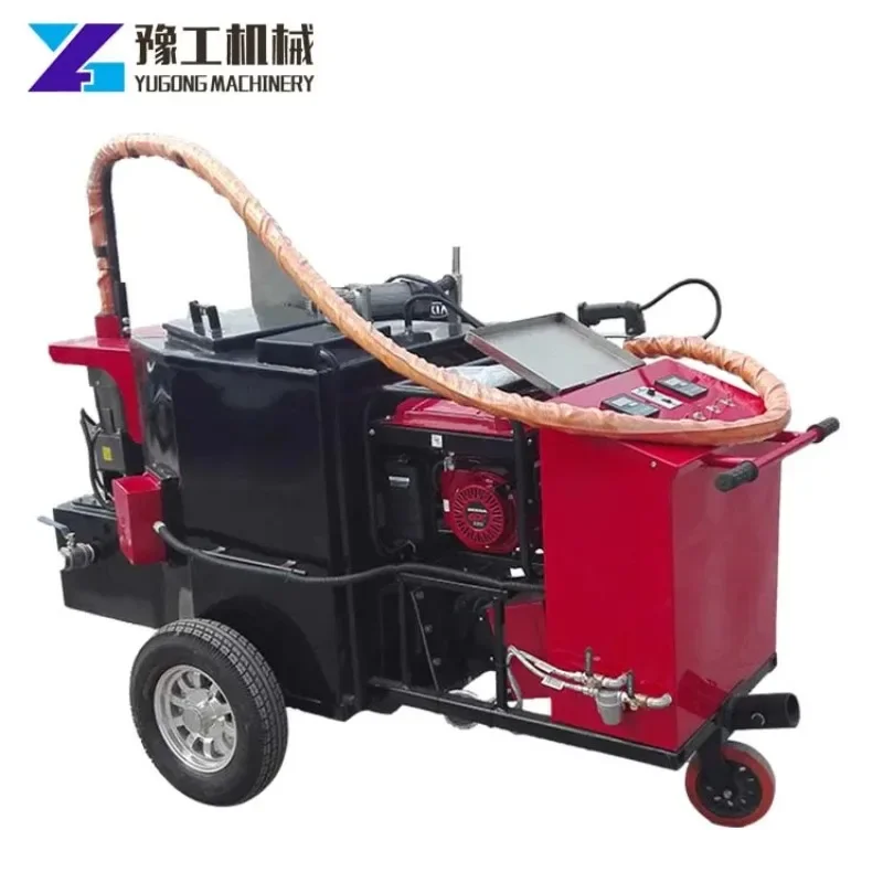 100L Hot Melt Kettles Repairing Asphalt Road Crack Sealing Machinery Road Crack Filling Machine China Low Price