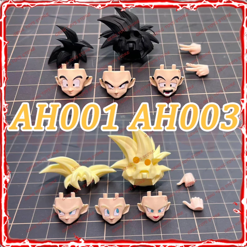 

В наличии Air&HM AH001 AH003 Dragon Ball Z Shf Gohan Hair Action Figure Headsculpts Набор аксессуаров для волос Игрушки Подарки【ko فاce】