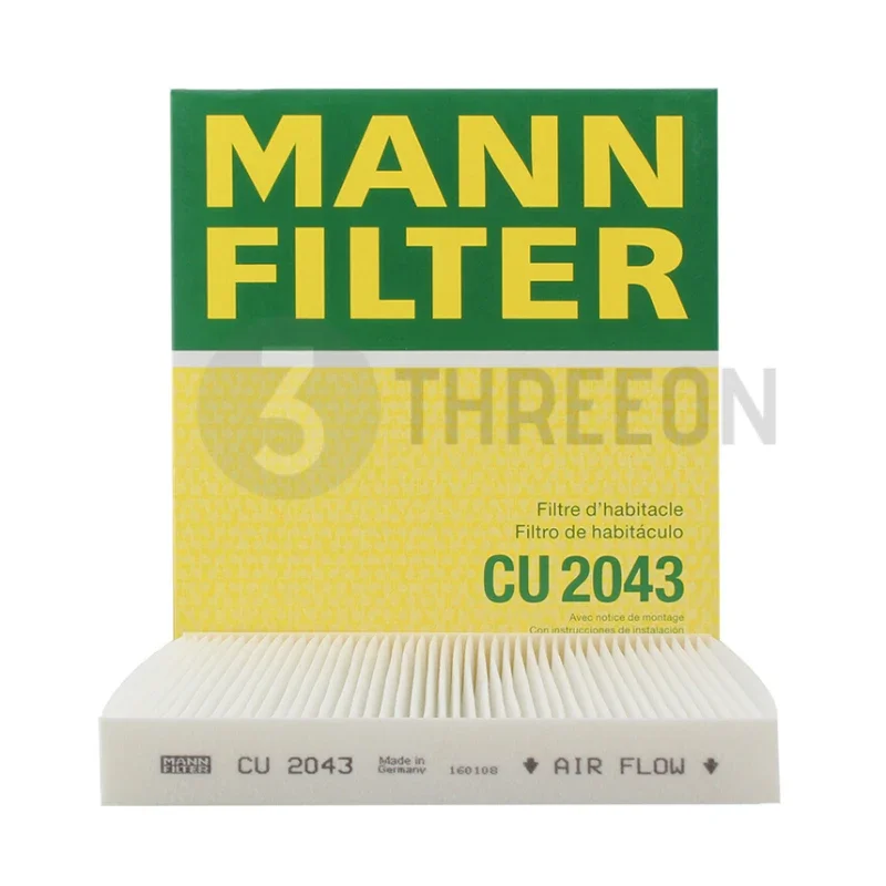 Filtro de ar da cabine para MAZDA, MANN Filter, CU2043, MAZDA 6, CX-7, DD1061P11, FZ81007725A5, GS1D61P11, GI6A61P11A