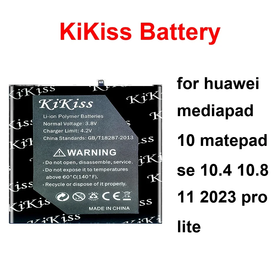 

Battery HB27G3B1EGW-12 HB26D8C8ECW-12 Hb2994i8ecw For Huawei Mediapad 10 Matepad SE 10.4 10.8 11 2023 Pro Lite 8100-8400Mah
