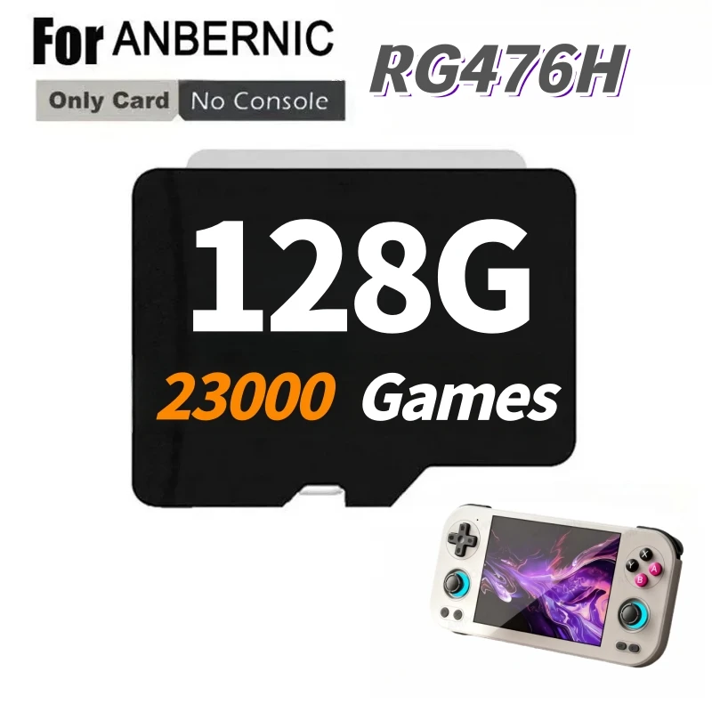 For ANBERNIC RG476H Memory Card TF Card Portable PS2 Handheld Game Console Card 80000 Games PS2 512G 256G 128G Game Card Gift