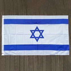 xvggdg   NEW israel Flag 3ft x 5ft Hanging israel Flag Polyester standard Flag Banner