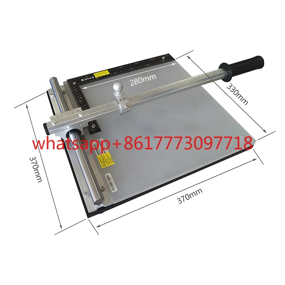 Kaivo Laboratory Use Glass Cutter ITO Glass Based Silica Gel Board High Precision Manual Cutting Machine 28x33CM KV-C-370Plus