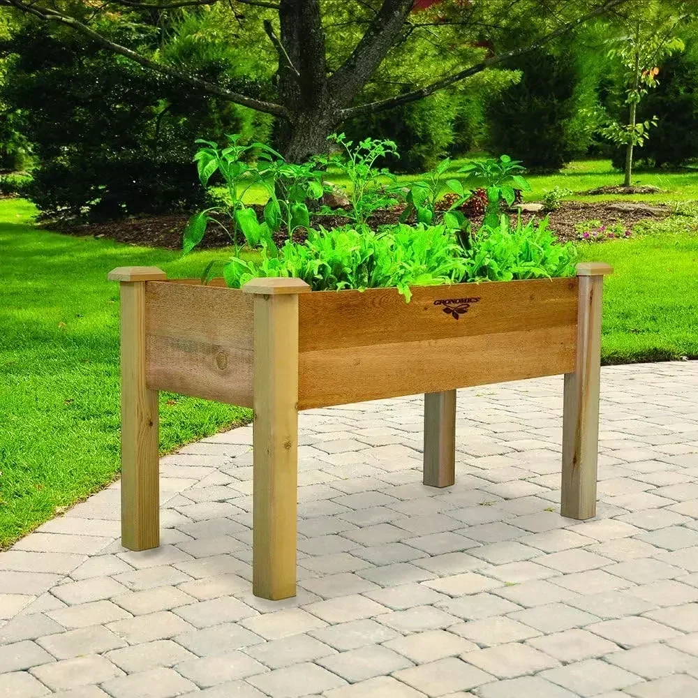 Hot salesRustic Elevated Garden Bed 24x48x32 - 9
