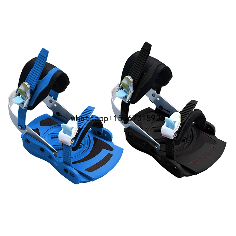 S to L size adjustable new design  bright luster skiing board snowboard binding ski board bindings with buckles