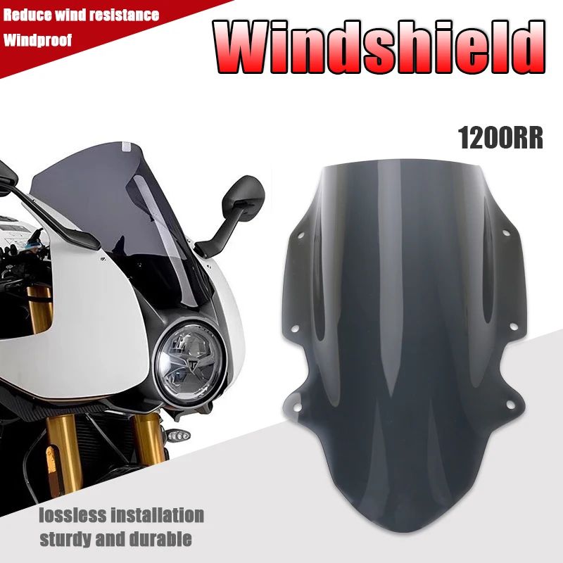 

High quality modified windscreen For Speed Triple 1200RR 1200 RR 2022 2023 2024 Motorcycle Screen Windshield Fairing Windscreen