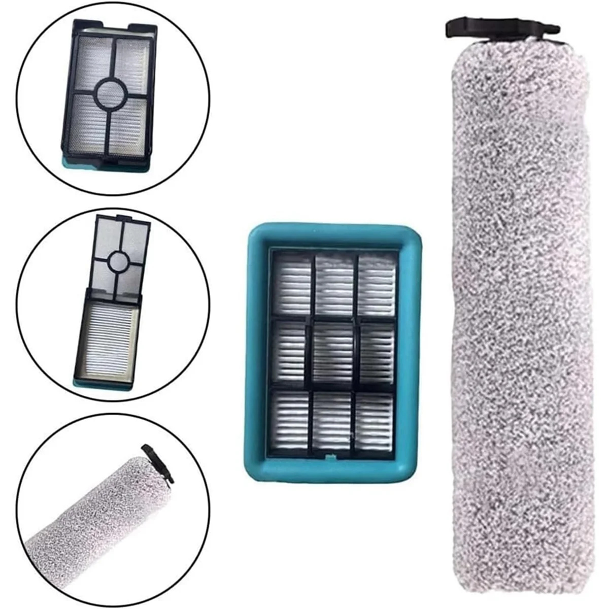 진공 청소기 브러시 롤 교체 가능 브러시 필터, 크로스웨이브 HF2 3845N 3831 바닥 스크러버 액세서리