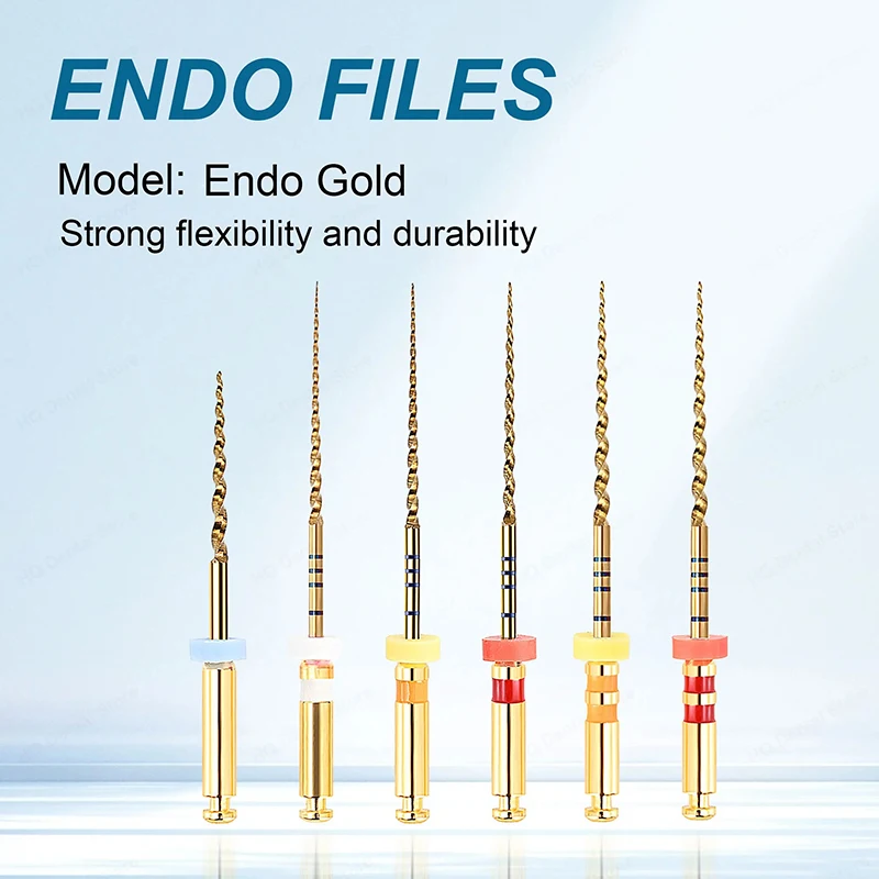 1pack Dentist Gold Files SX-F3 Endo Rotary Engine Use Root Canal NITI File Motor Dental Endodontic dentistryfile