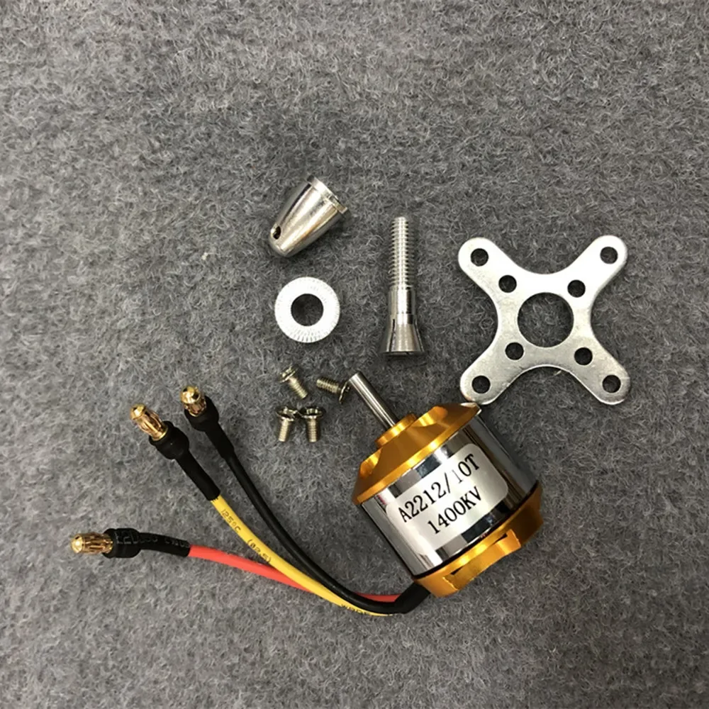 1pcs A2212 Brushless Motor 930/1000/1200/1400/1800/2200/2450/2700KV For RC Aircraft Plane Multi-copter Brushless Outrunner Motor