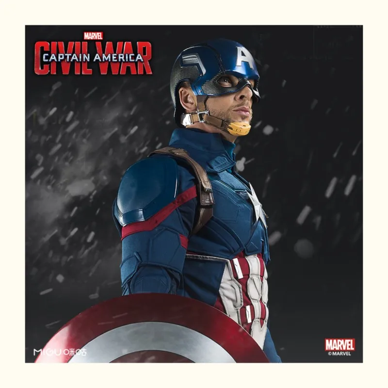 Casco de Capitán América de Killerbody, Réplica 1:1, Aleación y Cuero, Marvel, La Saga del Infinito, Cosplay, Coleccionable, Máscara, Accesorio para Fanáticos