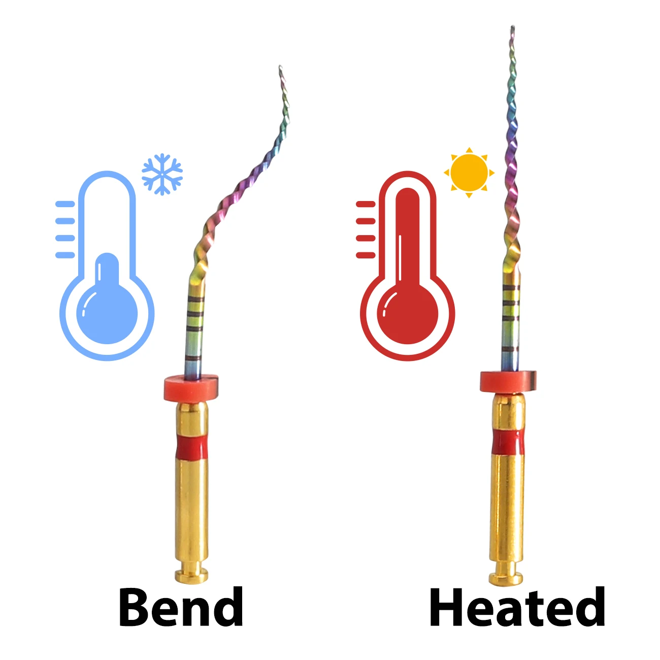 

6 шт./кор., стоматологические роторные суперфайлы, радужные файлы, аксессуары для термоактивации, эндодонтические файлы для корневых каналов, стоматологическое использование