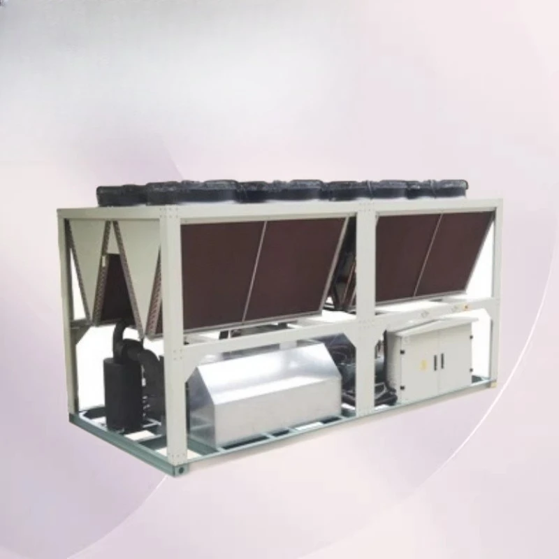 T2 copper tube air-cooled chiller industrial refrigerator R134A refrigerant, can be used as export power supply
