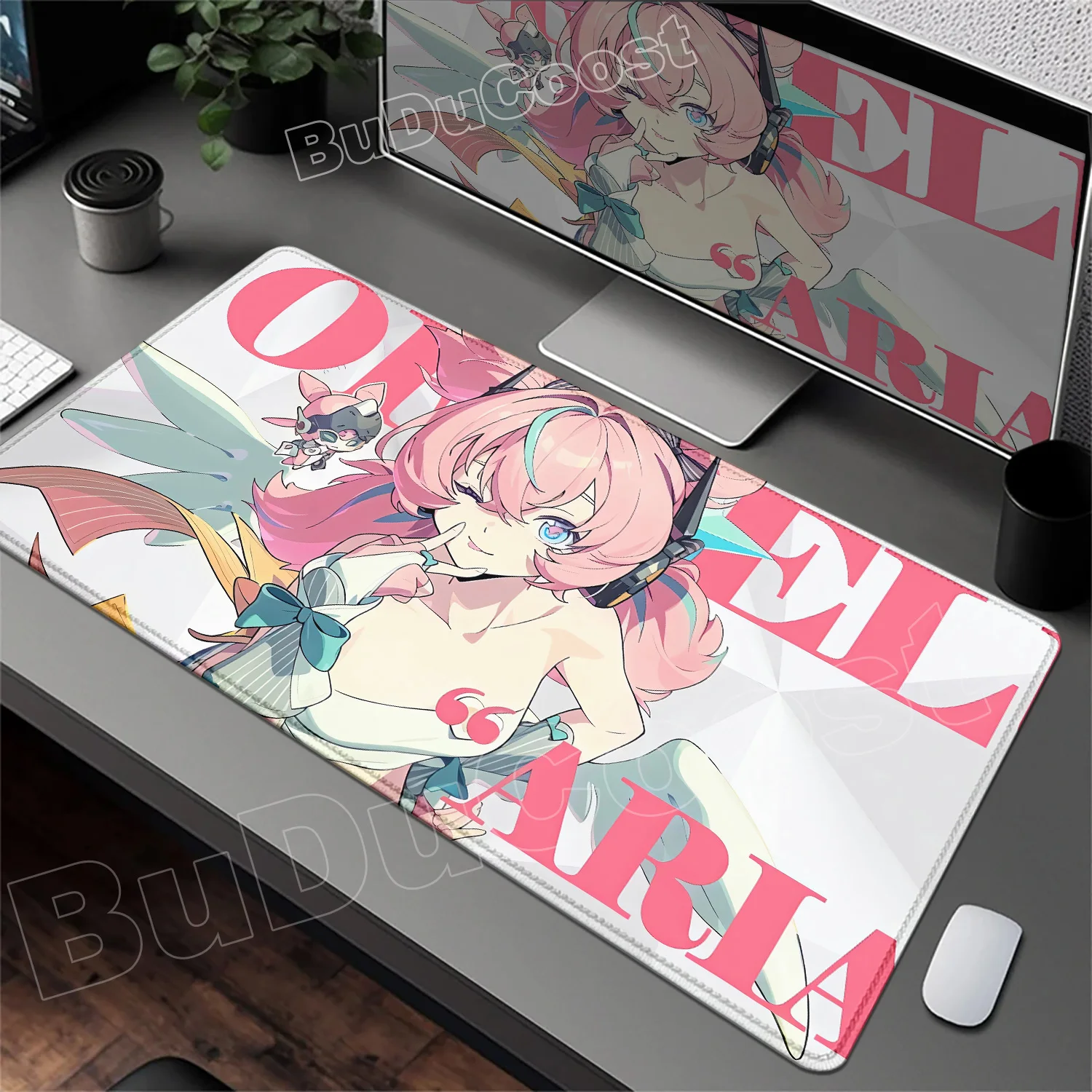 New Zzz Mouse Pad Office Laptop Anime Rubber Game Desk Mat Computer Zenless Zone Zero Aria Chinatsu Keyboard Pad Kawaii Mousepad