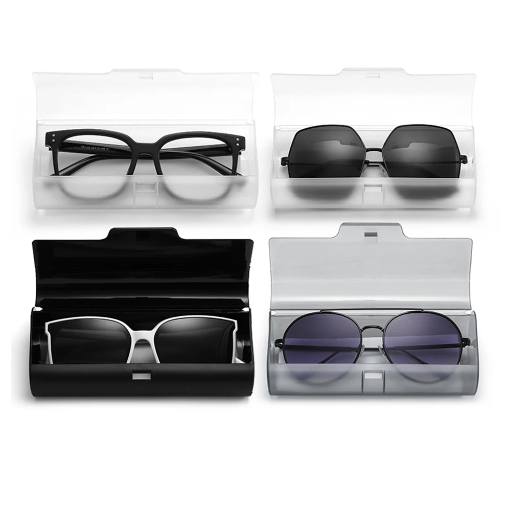 Portable Matte Plastic Sunglasses Case Glasses Holder Women Men Lightweight Travel Eyeglass Box Reading Eyewear Box Storage Case