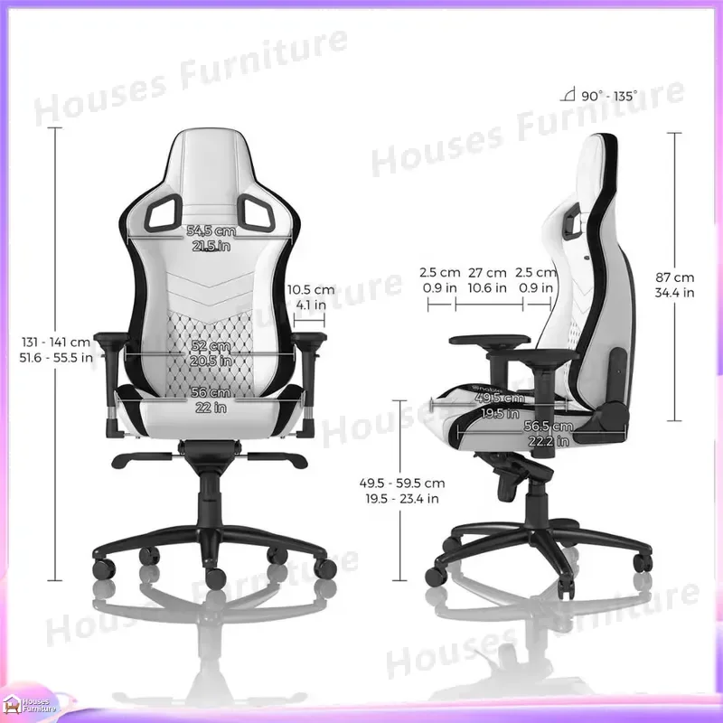 Ergonomic Gaming Chair with High-Density Cold-Cured Foam Adjustable Lumbar Support Breathable Mesh Back Reclining Racing