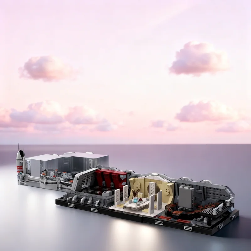 

1507pcs MOC Cloud City Remake Diorama Star Battle Model Building Blocks Creative DIY Gift Display Decor Assemble Premium Adult