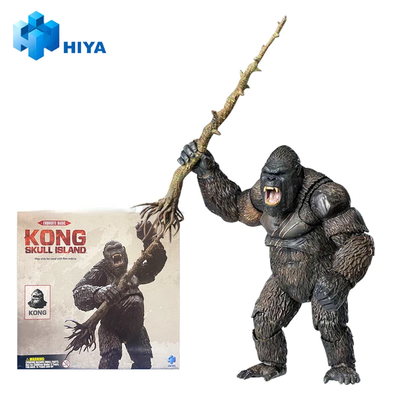 

In stock HIYA 15CM 6-inch movable figure exquisite basic series King Kong Skull Island King Kong free shipping