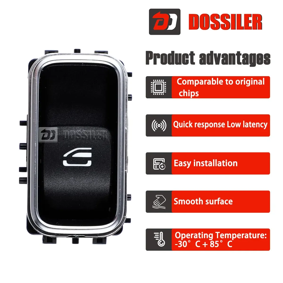 A1679050201 Dossiler High Quality For Mercedes Benz A Class Side Door Window Control Switch Button Unit car accessories 4 Pins