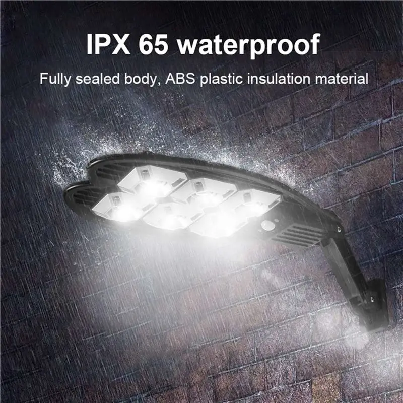 ABWZ-2X 6000 Lumens Latest Outdoor Solar LED Light 3 Modes Outdoor Solar Lamp Motion Sensor Solar Garden Street Lamp