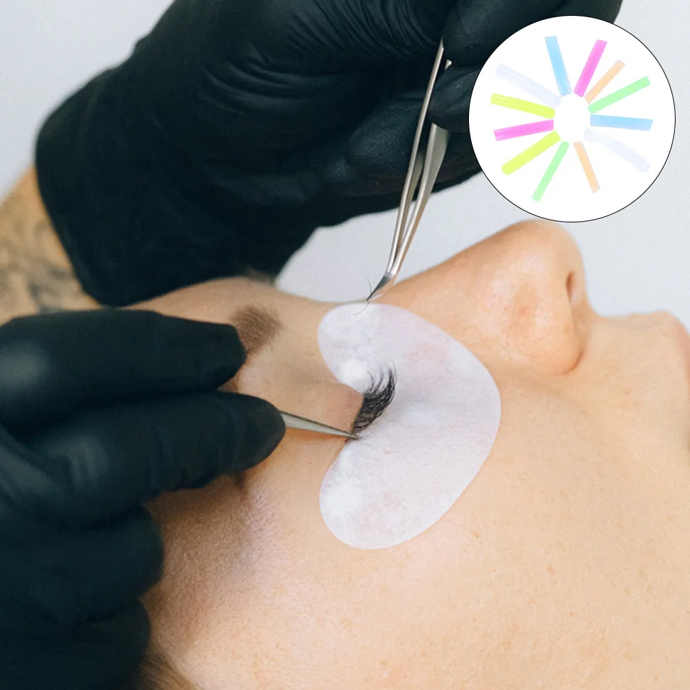 

12Pairs Eyelash Beauty Supplies Perming Pad Form Lift Bigger Beautiful Eyes Eyelash Grafting Gasket Silicone Gasket