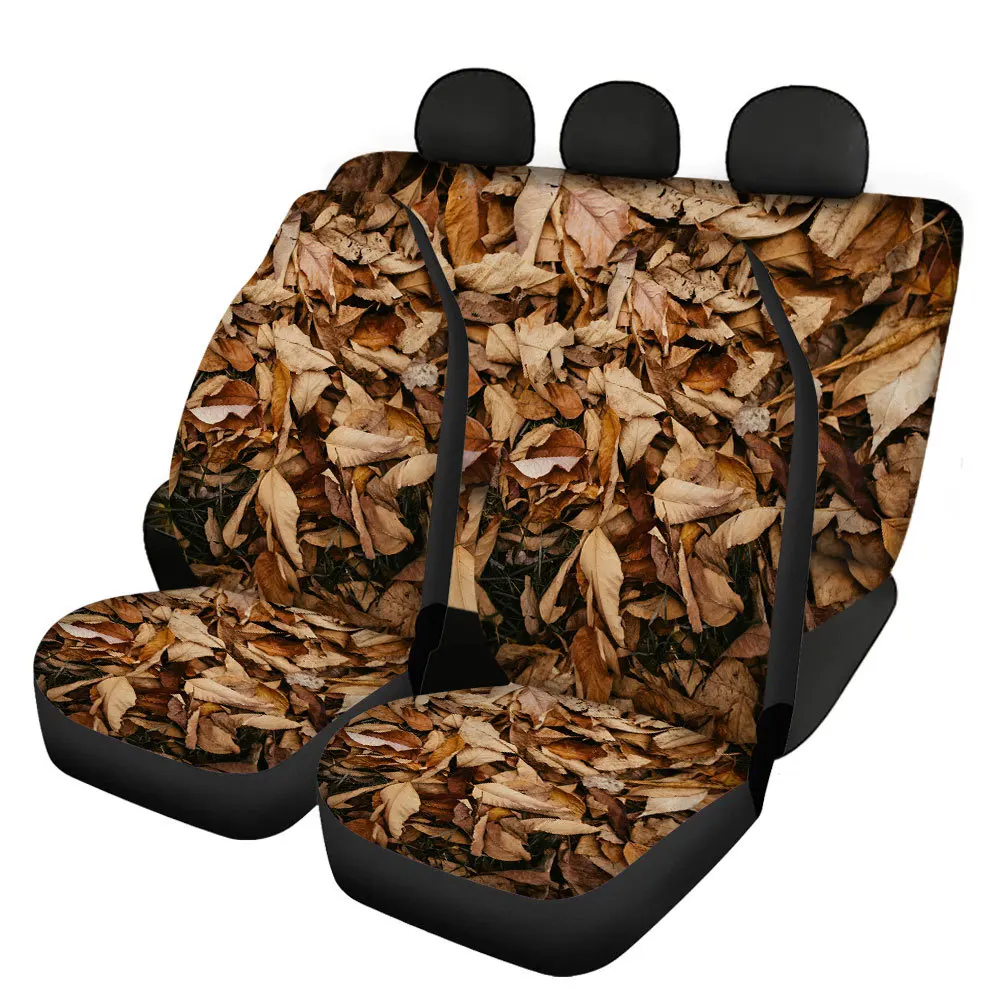 Hunting Camouflage Car Seat Covers Full Set Automobile Low Back Front Seat Protection Full Surrounded Protector Pad Anti-Scratch