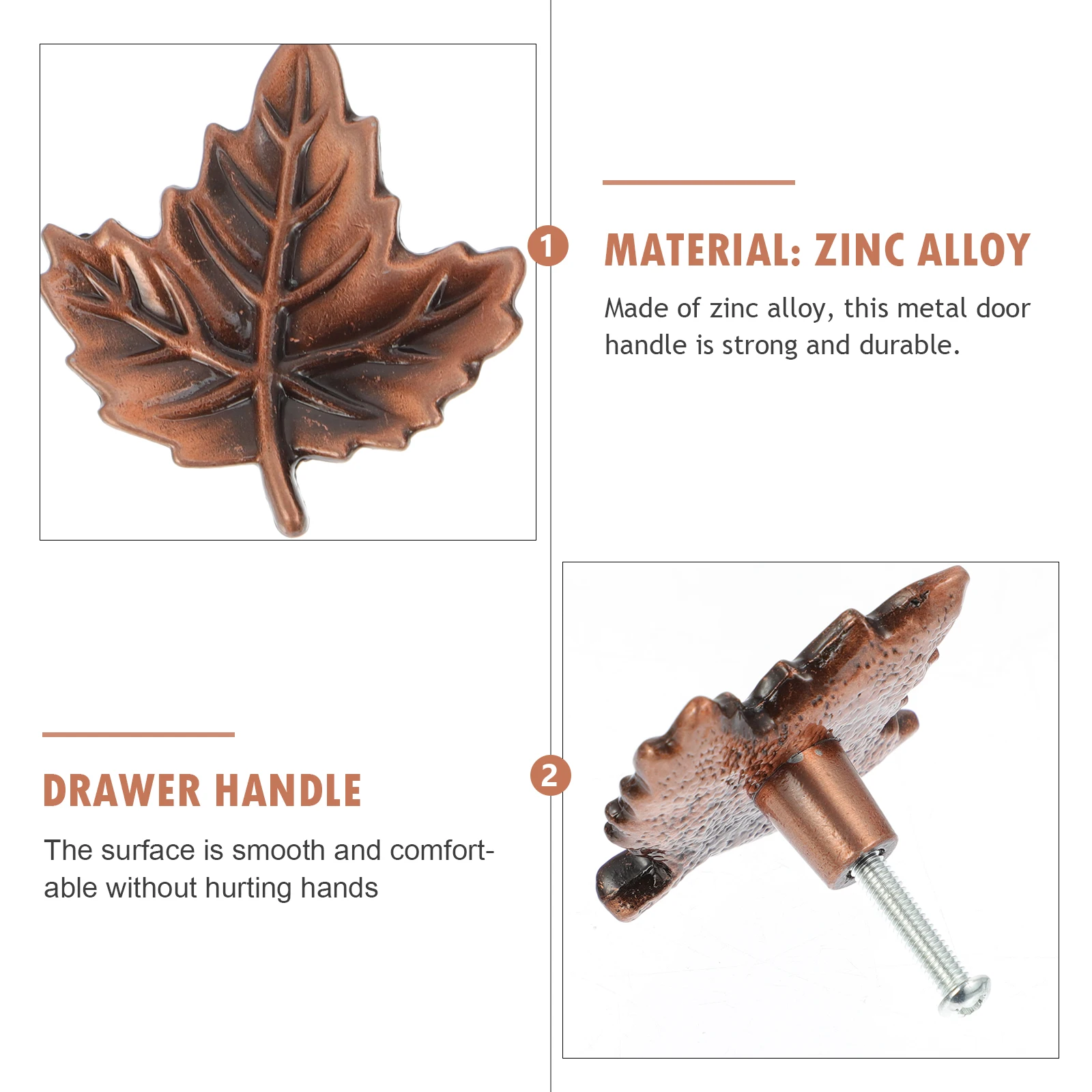 

4 Pcs Single Hole Handle Cabinet Knobs Cabinets Door Handles Drawer Pulls Cupboard Hardware Zinc Alloy