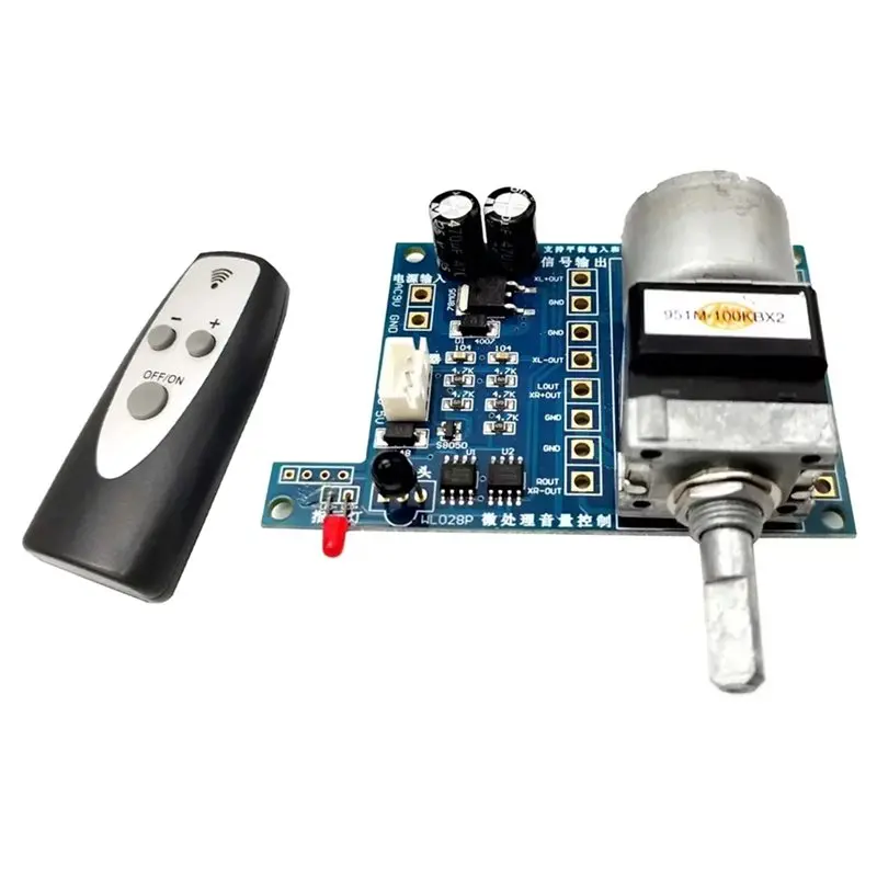 

Усилитель мощности для наушников, совместимый с Dlhifi Motor, моторизованный потенциометр ALPS с дистанционным управлением громкостью, 50K, для предусилителя A