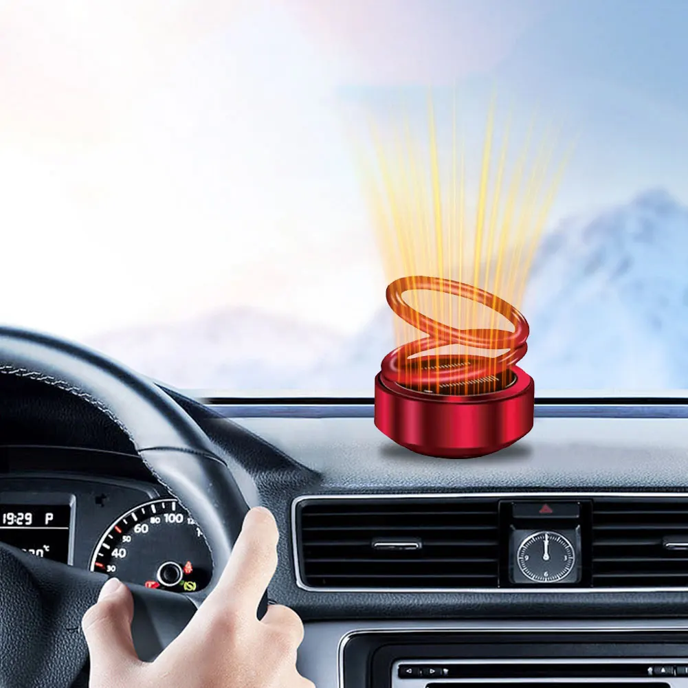 Rotating Double Ring Auto Fragrance Diffuser Portable Flavoring Air Purifier for Car Living Rooms Bathrooms