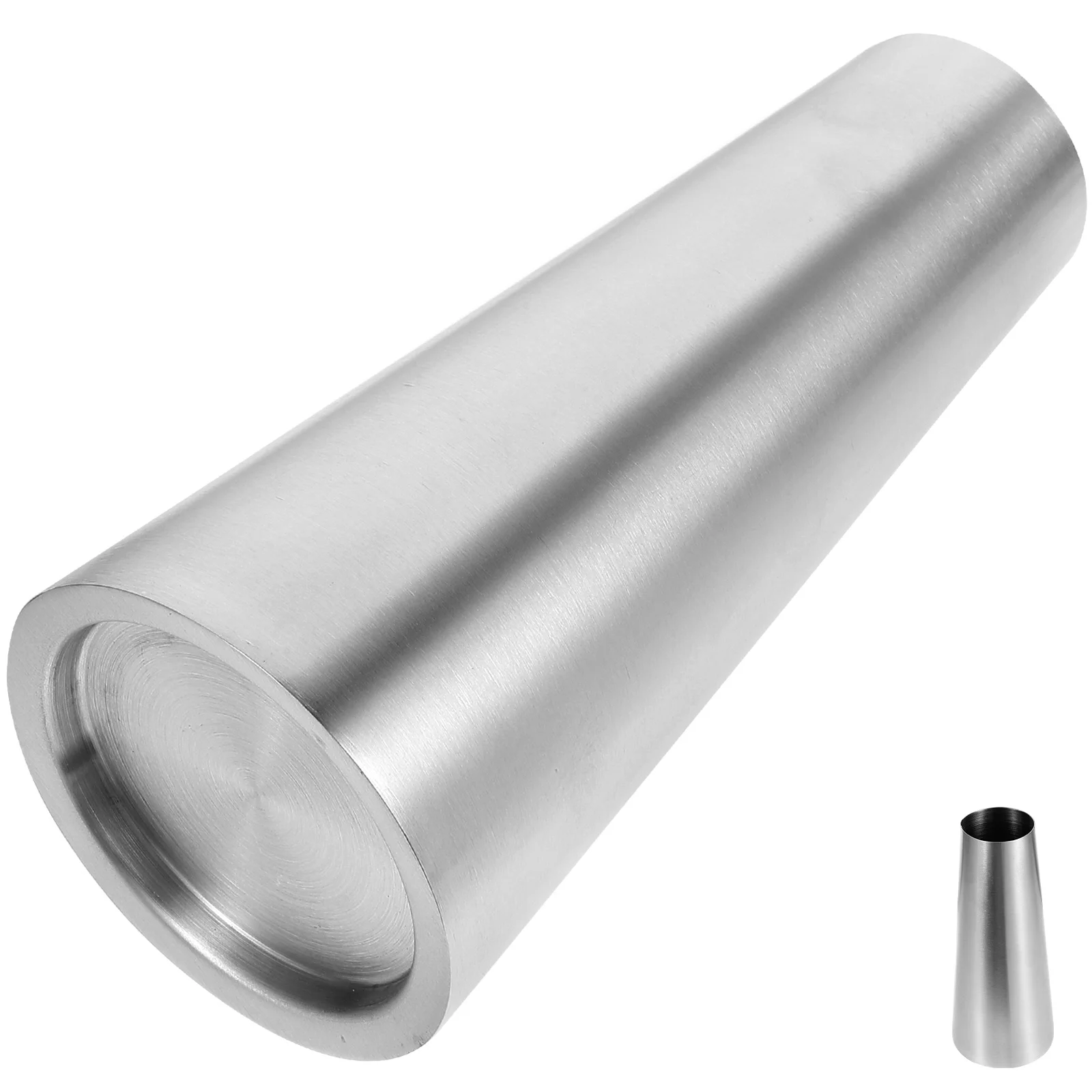 

Metal Vase Cylindrical Small for Flowers Stainless Room Decor Pot Planter Hydroponics