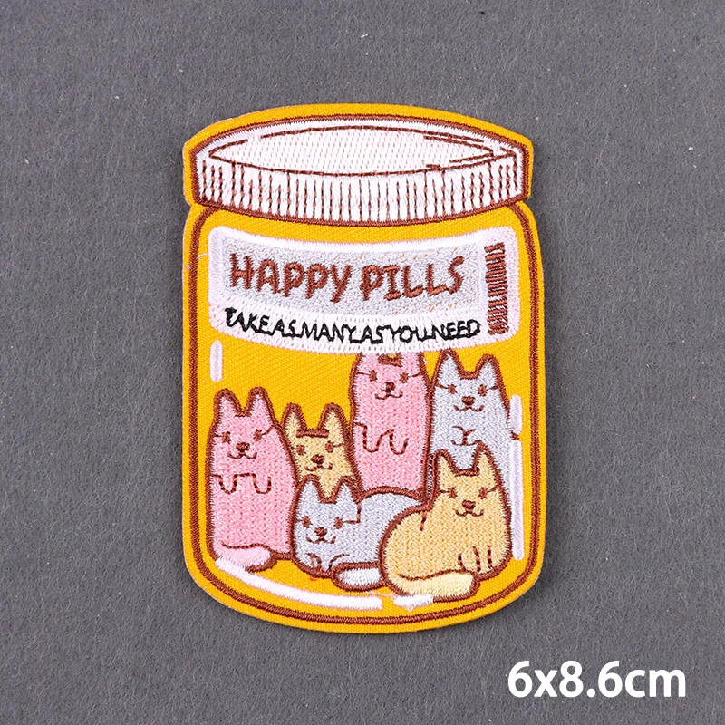 Psychedelischer Pilz-Zauberer-Hand-Aufnäher, Stickerei-Aufbügelpatches für Kleidung, Magische Kugel-Kleideraufkleber, DIY-Applikations-Abzeichen – Detail 7