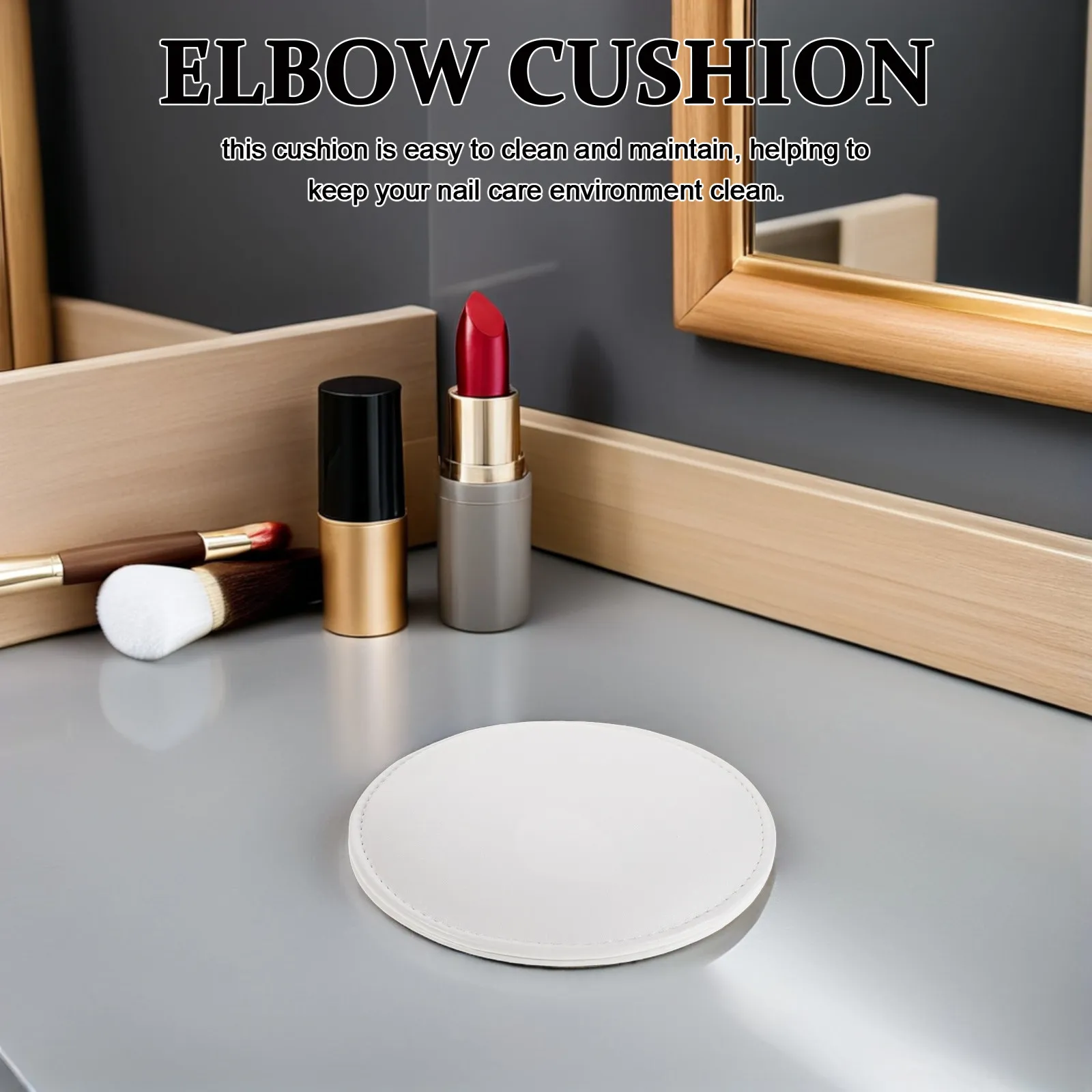 Arm Rest for Nails Tech 6 Inch Soft Memory Foam Ergonomic Elbow Pad Nail Art Hand Rest Cushion Easy to Clean Soft Elbow Pad