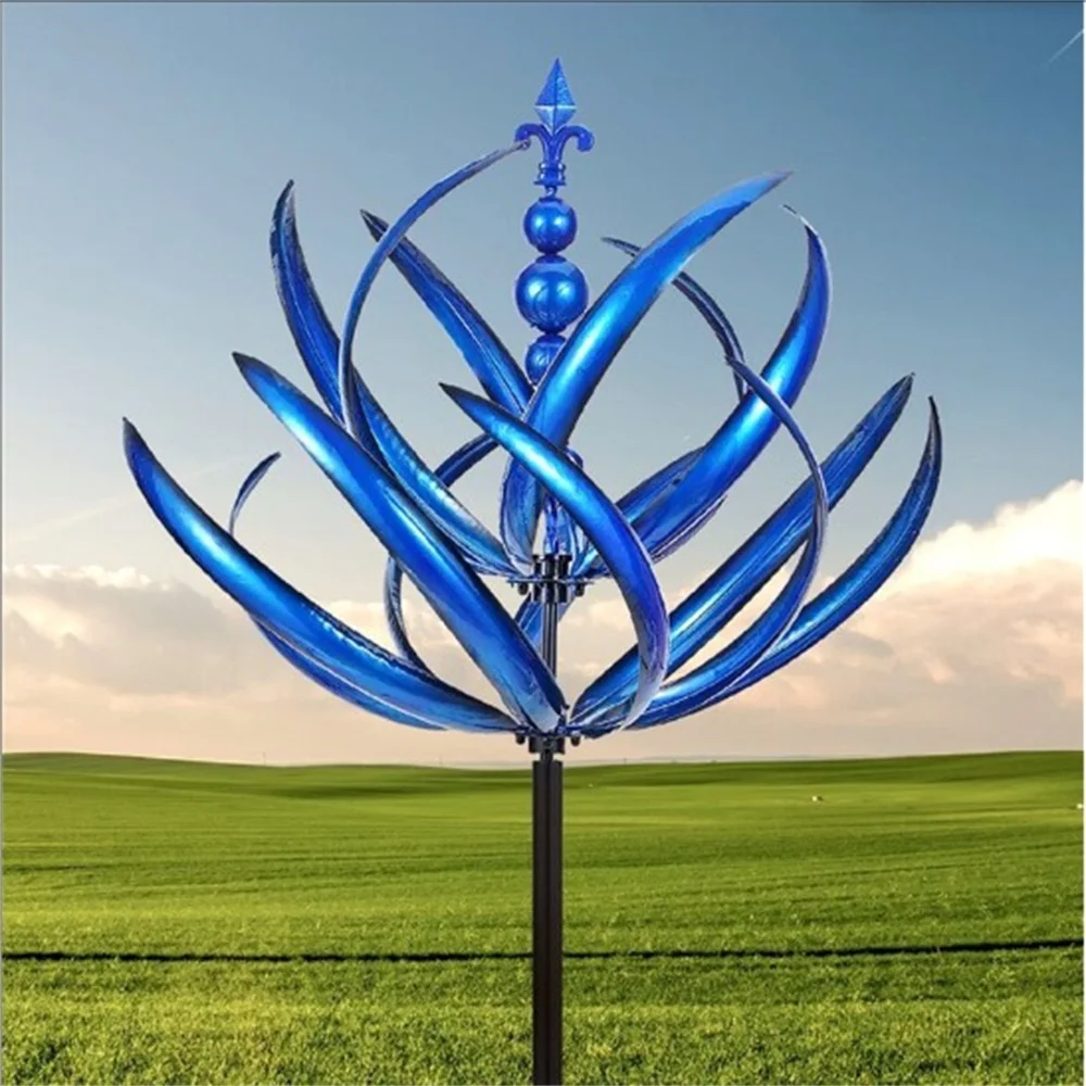 

Cross border new product Harlow Wind Spinner Rotator Iron Windmill Outdoor Countryside Lawn Decoration