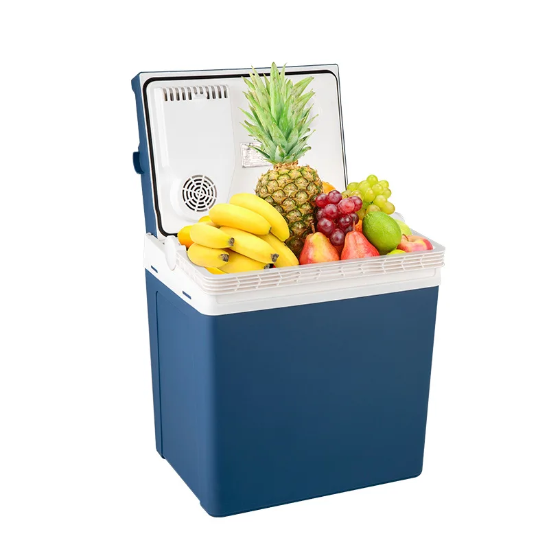 25L/28L Outdoor Car Refrigerator, Large-capacity Car Portable Incubator, Camping Wild Refrigerator With Handle