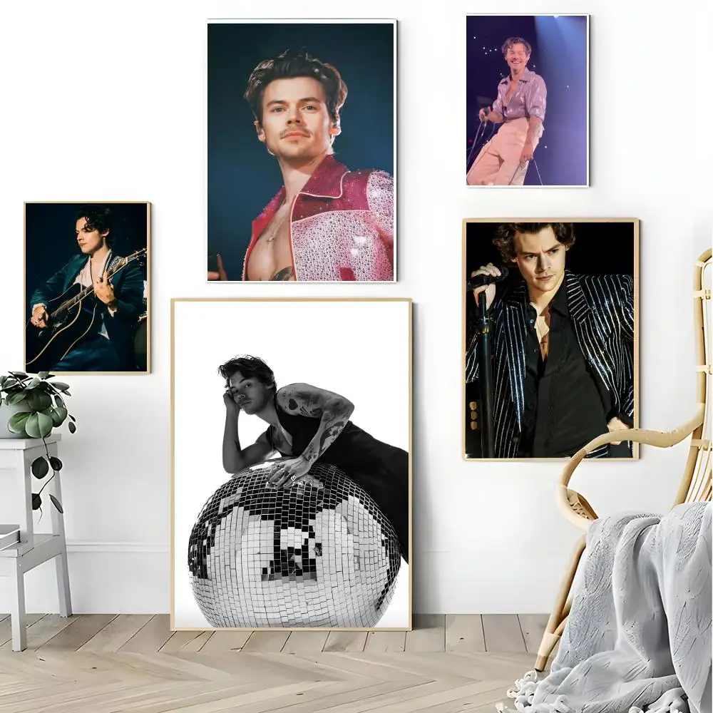 H-Harry Styles Poster poster retro art living room decoration