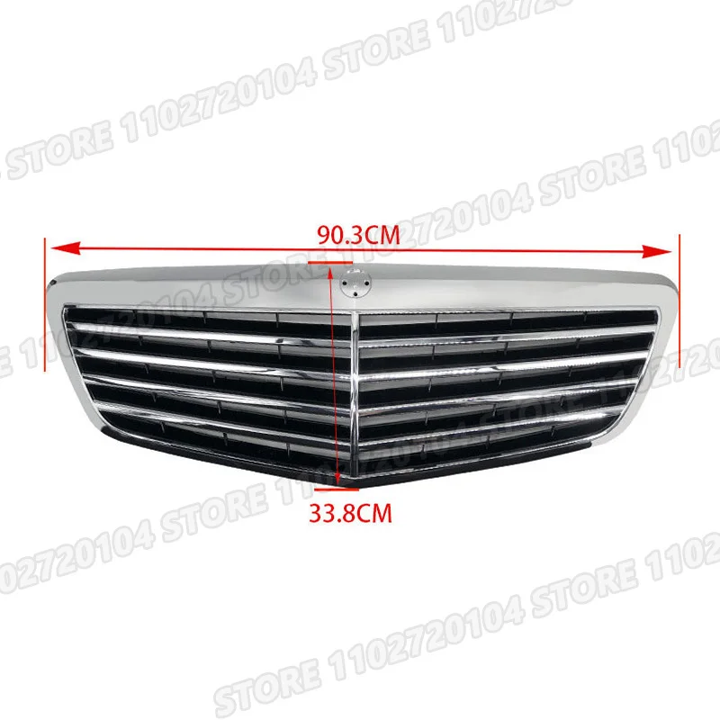 for W221 2006-2009 Mercedes Benz S280 S320 S350 S400 S450 S500 Front Bumper Radiator Grill Mesh A2218800083 2218800083