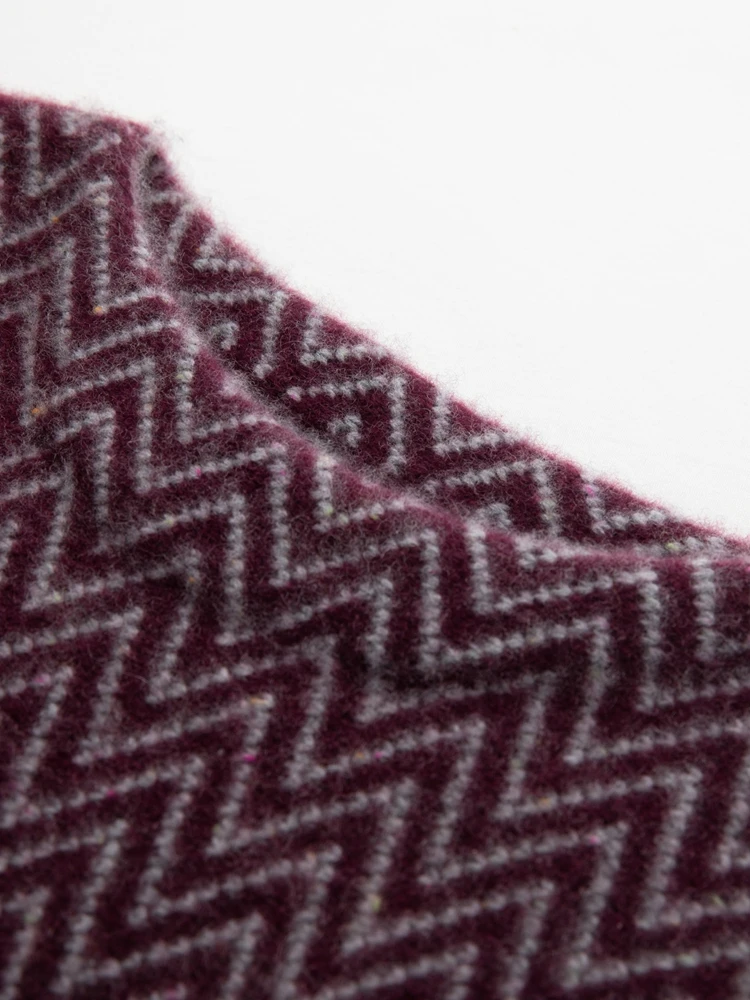 

TLOML осень-зима женский W-образный вязаный короткий пуловер с круглым вырезом 100% кашемировый свитер толстый теплый повседневный кашемировый трикотаж топы