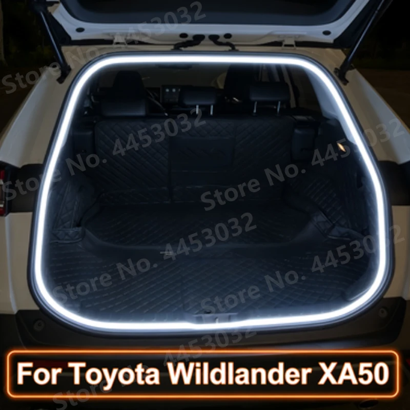 Car Trunk Seal Edge LED Strip For Toyota Wildlander XA50 2024 Flexible Light Strip Decoration Lighting Easy Installation