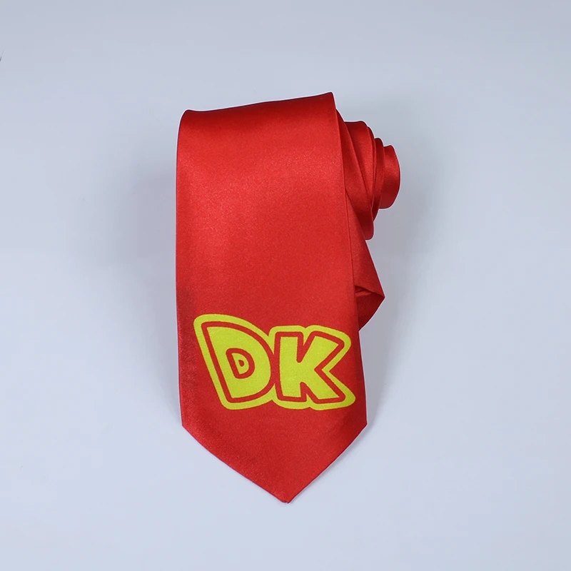 Cos Donkey Neck tie Kong Cosplay Neckband Costume Accessories Movie Peach Red Neckband Princess Halloween Carnival Party Suit