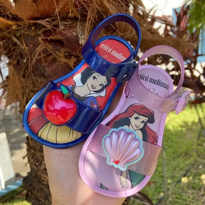 Nuove ragazze Disney Frozen Sirena Principessa Sandali carini scarpe scarpe sportive con fondo morbido antiscivolo per regalo ragazza