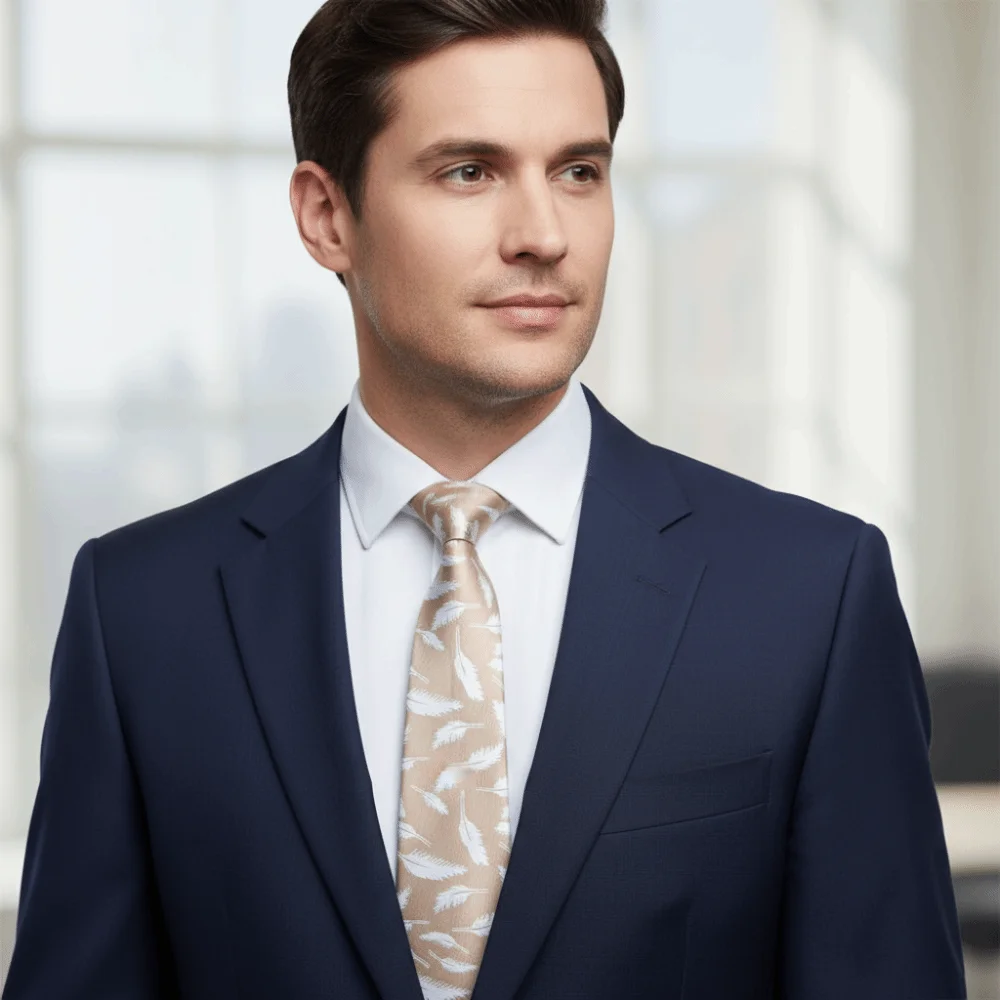 

Мужской галстук для свадьбы с цветочным и перьевым узором, красный, синий, зеленый, с геометрическим и лиственным дизайном, деловой, шириной 7 см, для жениха