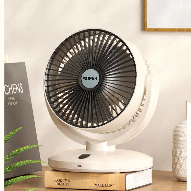 Powerful Wireless Fan Cooling Portable 5 Wind Speeds Silent Circulation Fans Suitable for Office, Home, Outdoor Use