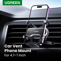 UGREEN Gravity Car Phone Holder For Phone in Car Air Vent Clip Mount Mobile Phone Holder GPS Stand For Xiaomi iPhone 15 14 Pro